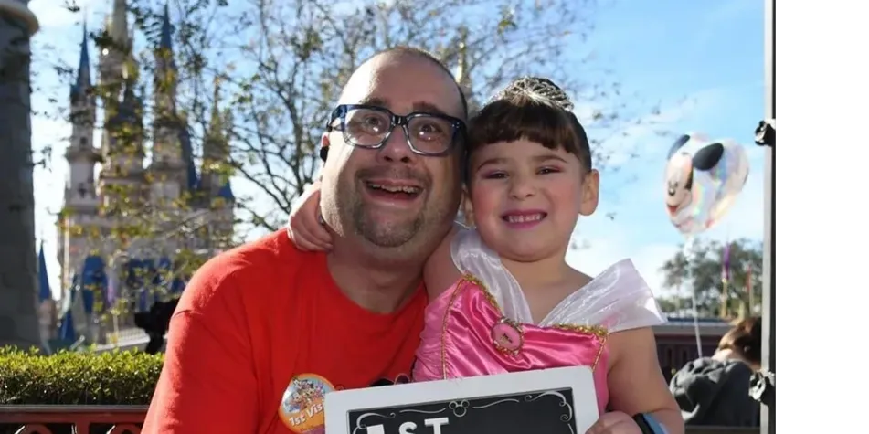 Jason Wright, owner of The Wright Way Agency, with his daughter